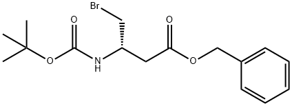 (S)-3-(BOC-氨基)-4-溴丁酸苄酯, 840525-40-8, 结构式