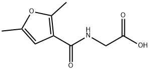 2-[(2,5-二甲基呋喃-3-基)甲酰氨基]乙酸, 842967-58-2, 结构式