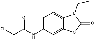 2-氯-N-(3-乙基-2-氧代-2,3-二氢苯并[D]噁唑-6-基)乙酰胺, 842971-33-9, 结构式
