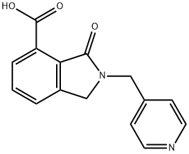 3-氧代-2-(吡啶-4-基甲基)异二氢吲哚-4-羧酸, 842974-44-1, 结构式