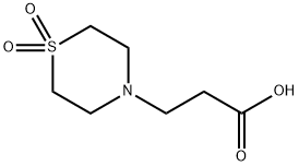 1-二氧-4-硫代吗啉丙酸, 849928-19-4, 结构式