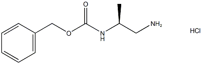 S-2-N-CBZ-丙烷-1,2-二胺盐酸盐, 850033-71-5, 结构式