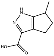 1,4,5,6-四氢-6-甲基-3-环戊烷并吡唑羧酸, 856256-49-0, 结构式