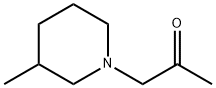 1-(3-甲基哌啶-1-基)丙烷-2-酮, 856286-98-1, 结构式