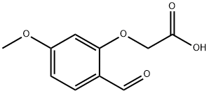 2-(2-甲酰基-5-甲氧基苯氧基)乙酸, 856357-86-3, 结构式
