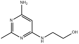 2-((6-氨基-2-甲基嘧啶-4-基)氨基)乙醇, 856369-62-5, 结构式