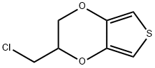 Thieno[3,4-b]-1,4-dioxin,  2-(chloromethyl)-2,3-dihydro-, 857419-46-6, 结构式