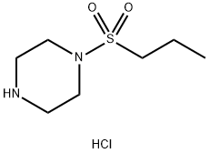 1-(丙烷-1-磺酰基)哌嗪盐酸盐, 859525-60-3, 结构式
