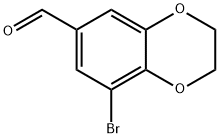 8-溴-2,3-二氢-1,4-苯并二恶烯-6-甲醛, 860003-88-9, 结构式