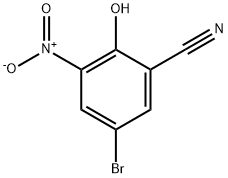 5-溴-2-羟基-3-硝基苯甲腈, 862728-34-5, 结构式