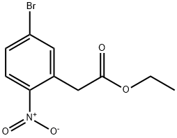 (5-溴-2-硝基苯基)乙酸乙酯, 870274-21-8, 结构式