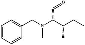 (2S,3S)-2-(N-苯基-N-甲基)氨基-3-甲基戊醛, 870640-63-4, 结构式