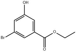 3-溴-5-羟基苯甲酸乙酯, 870673-35-1, 结构式