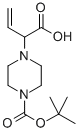 2-(4-BOC-哌嗪-1-基)-3-丁烯酸, 870703-78-9, 结构式