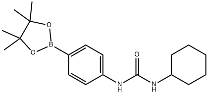 1-环己基-3-(4-(4,4,5,5-四甲基-1,3,2-二硼戊环-2-基)苯基)脲, 874297-81-1, 结构式