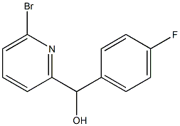 (6-溴吡啶-2-基)(4-氟苯基)甲醇, 875562-77-9, 结构式