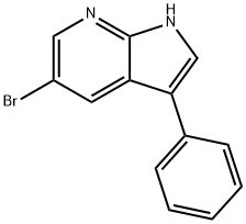 5-溴-3-苯基-1H-吡咯并[2,3-B]吡啶, 875639-71-7, 结构式