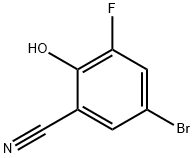 BENZONITRILE, 5-BROMO-3-FLUORO-2-HYDROXY-, 876918-40-0, 结构式