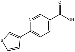 6-(噻吩-3-基)煙酸, 877674-90-3, 結(jié)構(gòu)式