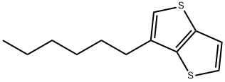 Thieno[3,2-b]thiophene, 3-hexyl-, 880088-89-1, 結(jié)構(gòu)式