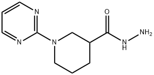 1-(嘧啶-2-基)哌啶-3-碳酰肼, 883535-71-5, 结构式