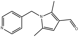 2,5-二甲基-1-(吡啶-4-基甲基)-1H-吡咯-3-甲醛, 883537-86-8, 结构式