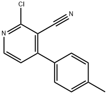2-氯-4-(对甲苯基)烟腈, 886362-03-4, 结构式