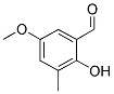 2-羟基-5-甲氧基-3-甲基苯甲醛, 886503-93-1, 结构式