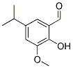 2-羟基-5-异丙基-3-甲氧基苯甲醛, 886503-89-5, 结构式