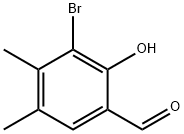 3-溴-2-羟基-4,5-二甲基苯甲醛, 886503-97-5, 结构式