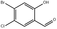 4-溴-5-氯-2-羟基苯甲醛, 886504-56-9, 结构式