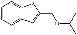 N-(1-苯并噻吩-2-基甲基)丙-2-胺鹽酸鹽, 886504-98-9, 結(jié)構(gòu)式
