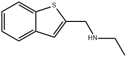 N-(1-苯并噻吩-2-基甲基)乙胺鹽酸鹽, 886505-84-6, 結構式