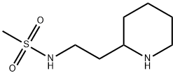 N-[2-(哌啶-2-基)乙基]甲磺酰胺, 886506-45-2, 结构式