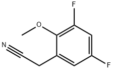 2-(3,5-二氟-2-甲氧基苯基)乙腈, 886761-64-4, 结构式