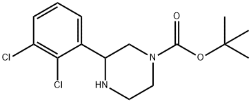 1-BOC-3-(2,3-二氯苯基)哌嗪, 886769-00-2, 结构式