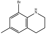 8-溴-6-甲基-1,2,3,4-四氢喹啉, 887749-24-8, 结构式