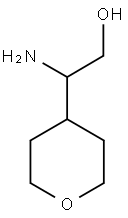 2-氨基-2-(四氢-2H-吡喃-4-基)乙醇, 889949-63-7, 结构式