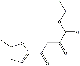 ethyl 4-(5-methylfuran-2-yl)-2,4-dioxobutanoate, 893643-38-4, 结构式