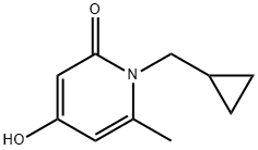 1-(环丙基甲基)-4-羟基-6-甲基吡啶-2(1H)-酮, 893724-94-2, 结构式