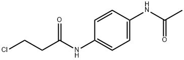 N-(4-乙酰氨基苯基)-3-氯-丙酰胺, 893725-93-4, 结构式