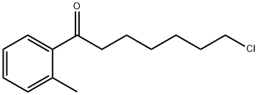 7-氯-1-(邻甲苯基)庚-1-酮, 898785-17-6, 结构式