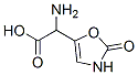 2-氨基-2-(2-氧代-3H-1,3-恶唑-5-基)乙酸, 2255-39-2, 结构式