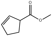 2-Cyclopentene-1-carboxylic acid methyl ester, 2258-56-2, 结构式