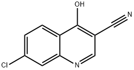 7-氯-4-羟基喹啉-3-甲腈, 2458-23-3, 结构式