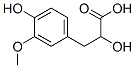 2-hydroxy-3-(4-hydroxy-3-methoxy-phenyl)-propanoic acid, 2475-56-1, 结构式