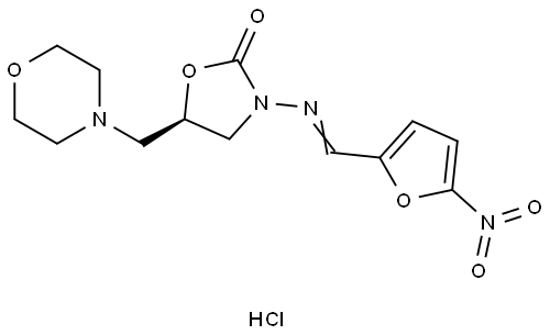 鹽酸呋喃他酮, 2818-22-6, 結(jié)構(gòu)式
