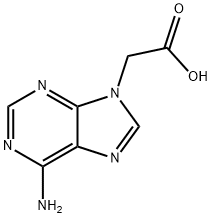 2-(6-氨基-9H-嘌呤-9-基)乙酸, 20128-29-4, 结构式