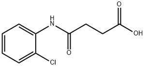 4-[(2-CHLOROPHENYL)AMINO]-4-OXOBUTANOIC ACID, 20266-25-5, 结构式
