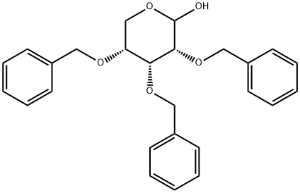 2,3,4-三-氧-芐基- D-吡喃核糖, 20787-21-7, 結(jié)構(gòu)式